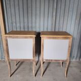 Set of two vintage bedside tables