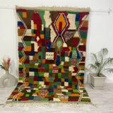 Handmade Moroccan Berber carpet 243 x 157 CM