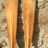 Pair of old wooden oars 153 cm