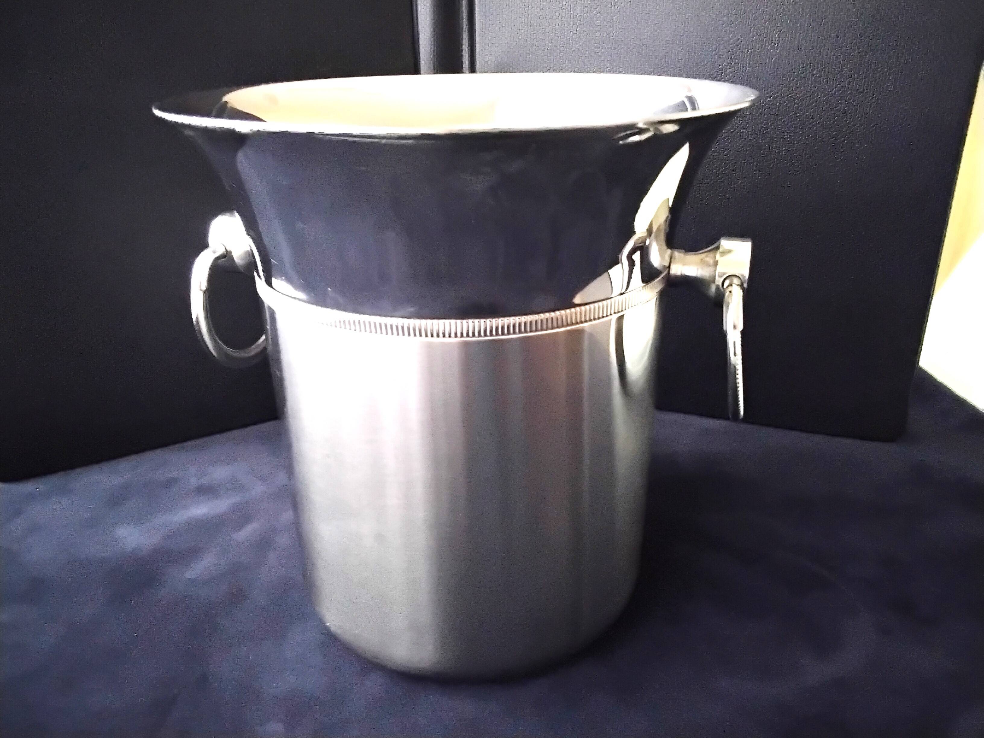 Seau à champagne en acier inoxydable Jean Couzon
