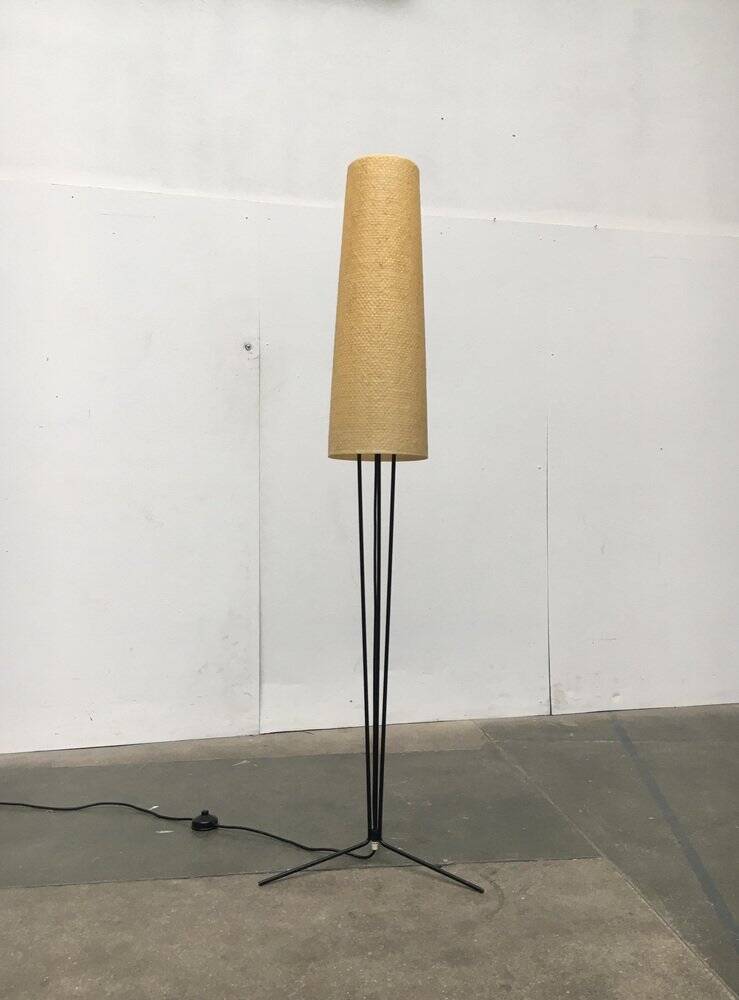 Minimalist floor lamp from Hesse Leuchten, mid-century, 1960s.