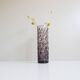 Purple glass vase by Hirschberg