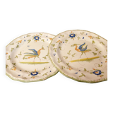 Lot deux assiettes