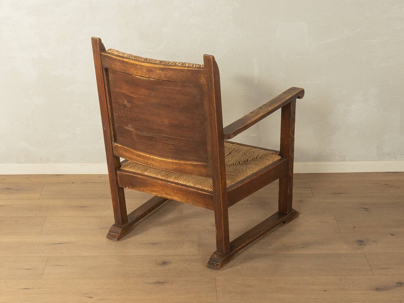 Brutalist armchair from the 1970s, France