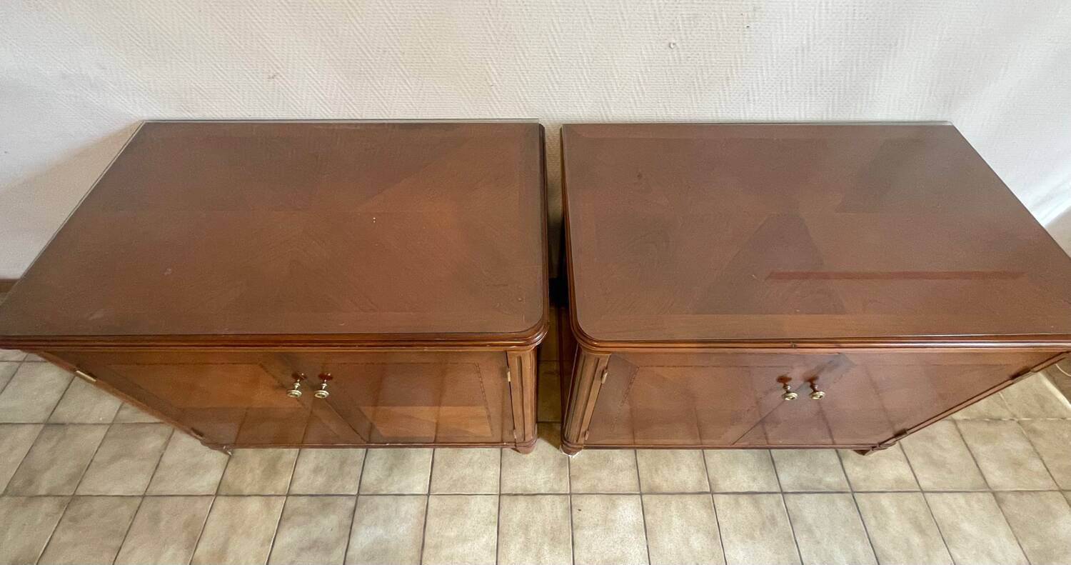 Pair of Louis XVI style sideboards from the 20th century