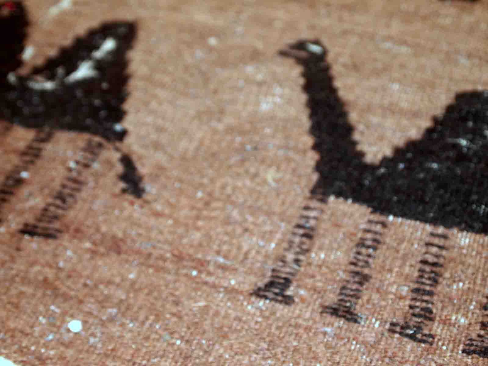 Ancient persian ardabil handmade carpet 92cm x 142cm 1930s, 1c667