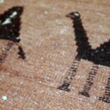 Ancient persian ardabil handmade carpet 92cm x 142cm 1930s, 1c667