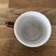 Bistro chocolate cup in brown earthenware