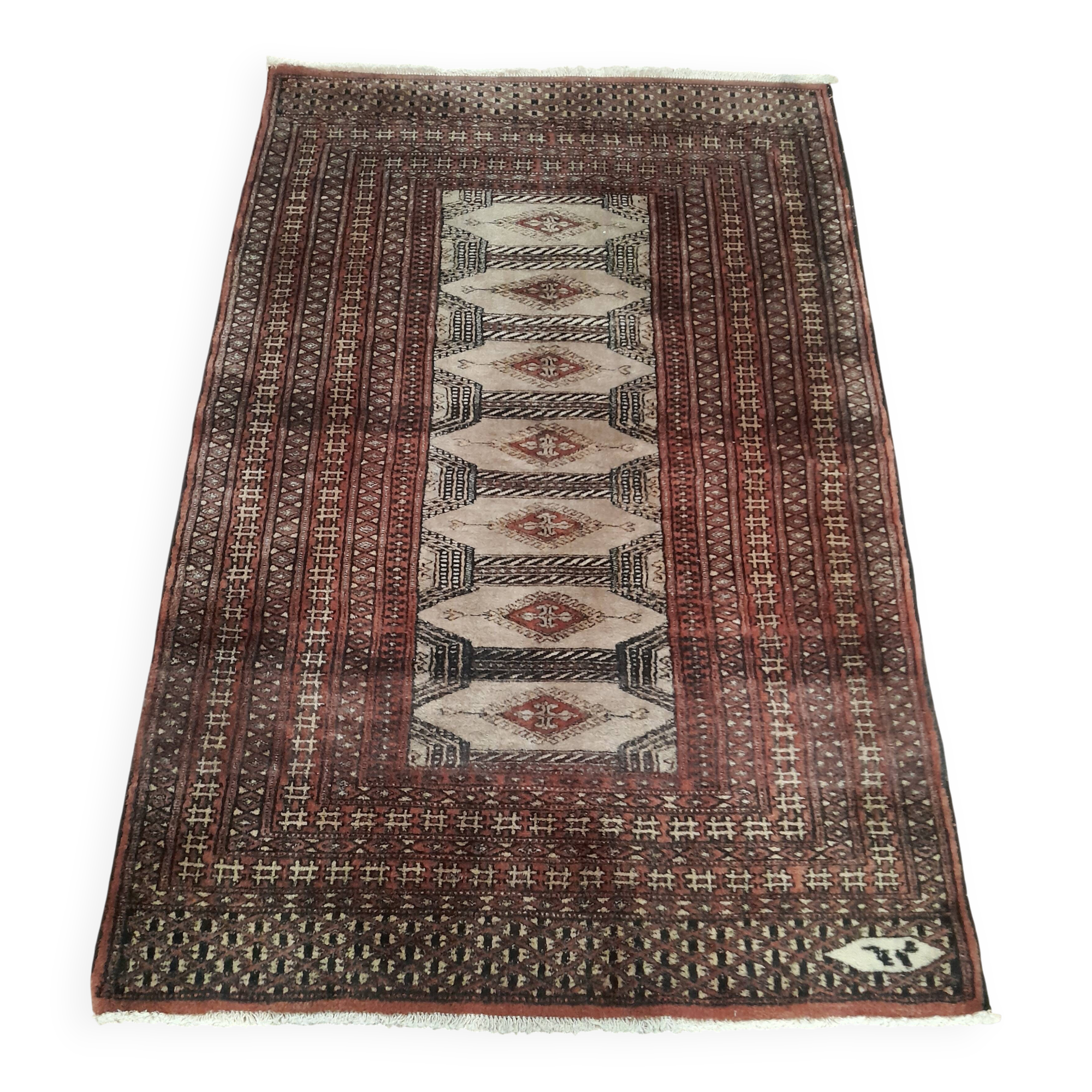Hand knotted wool rug Pakistan 145 x 95