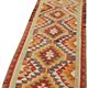 Turkish Handwoven Vintage Herki Kilim 98 cm x 320 cm