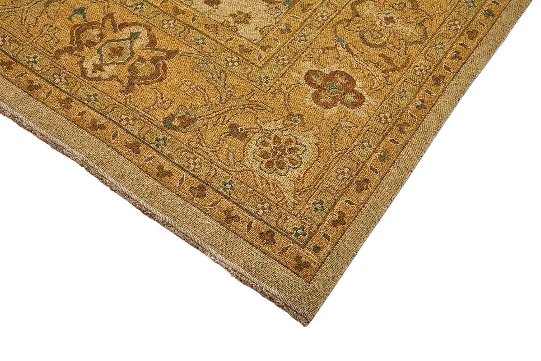 Turkish Handknotted Wool Oushak Rug 262 cm x 350 cm