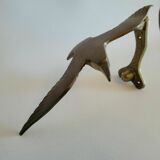 Door knocker in bronze or brass bird seagull deco marine