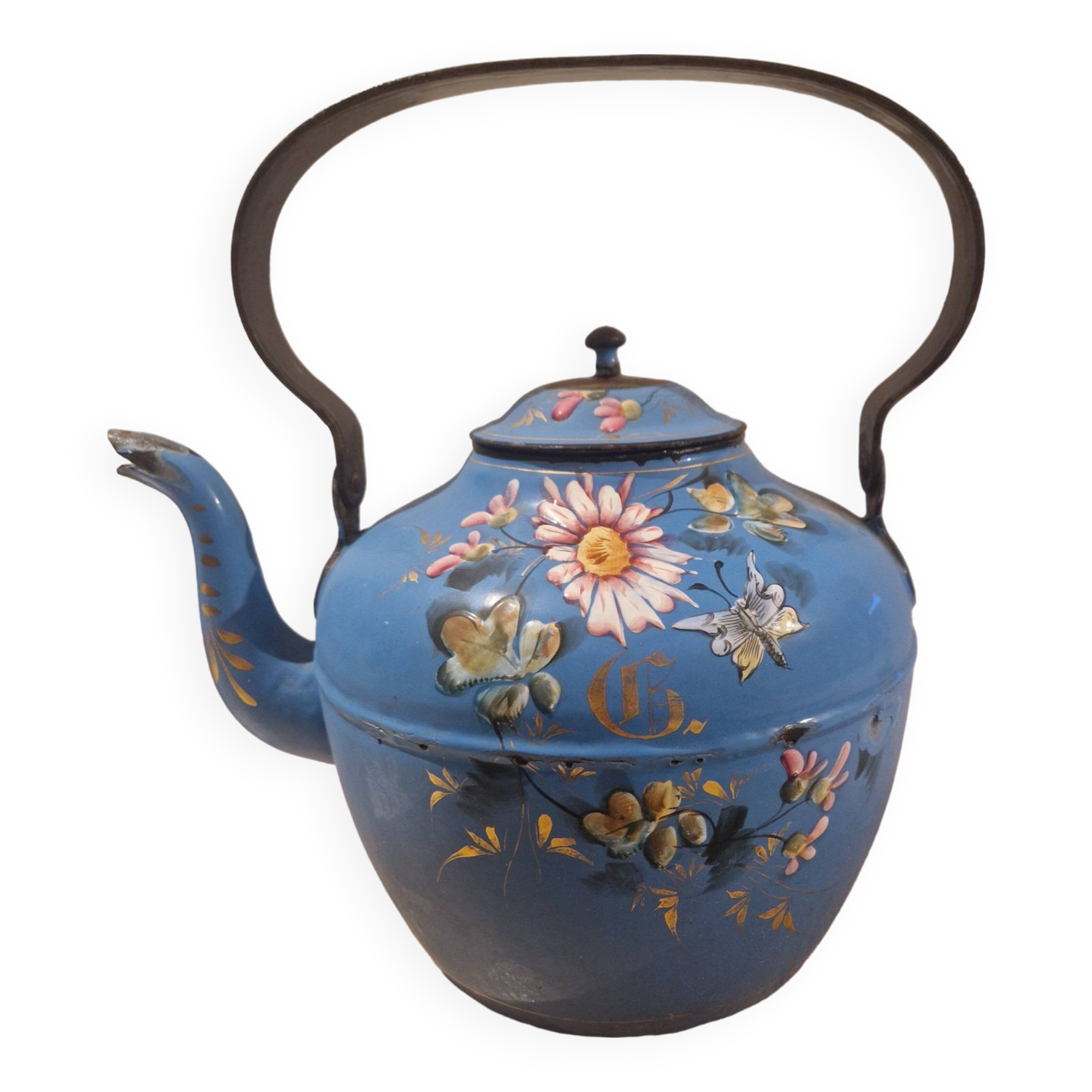 Enameled kettle