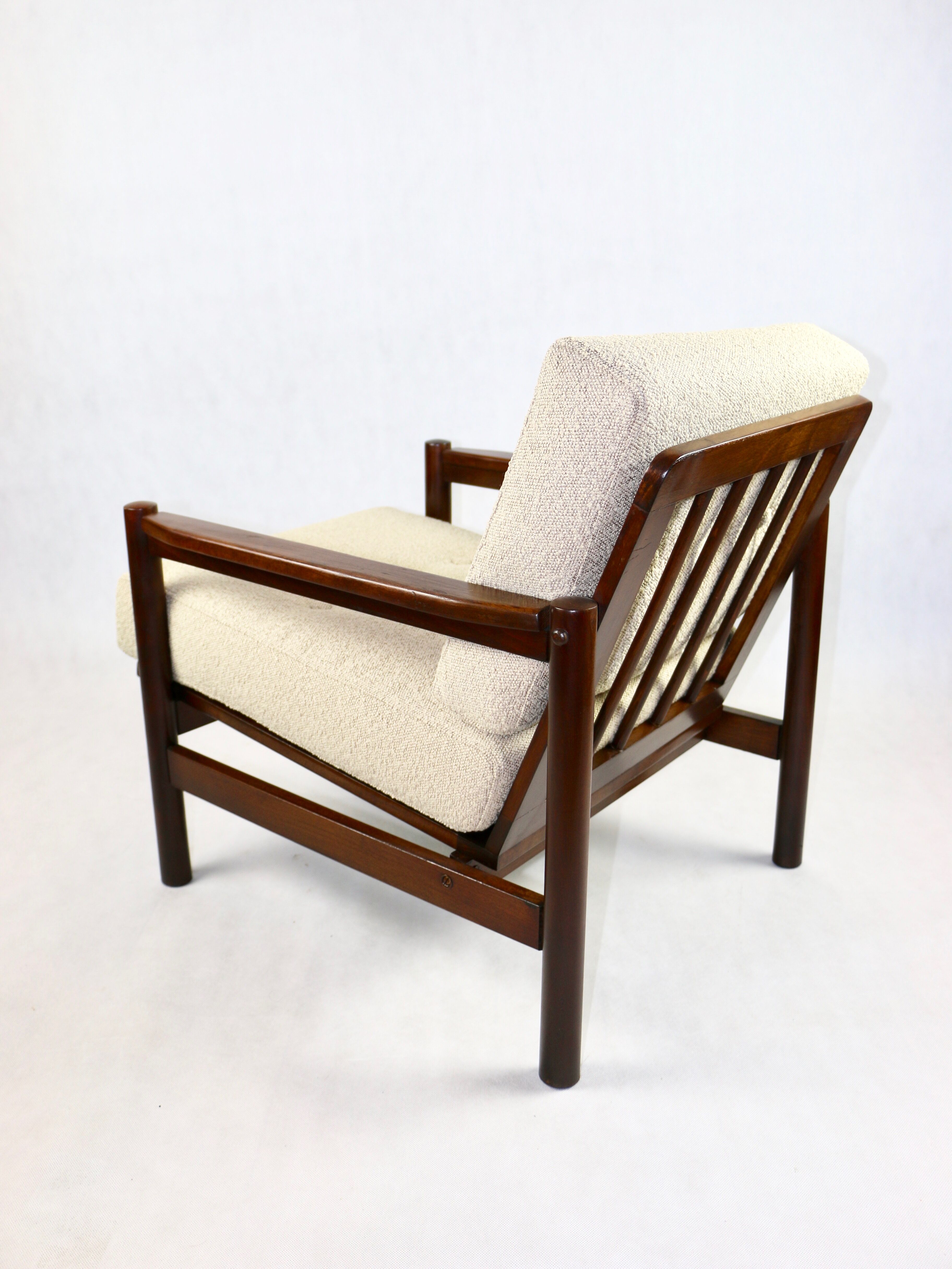 Fauteuil vintage en beige, années 1970