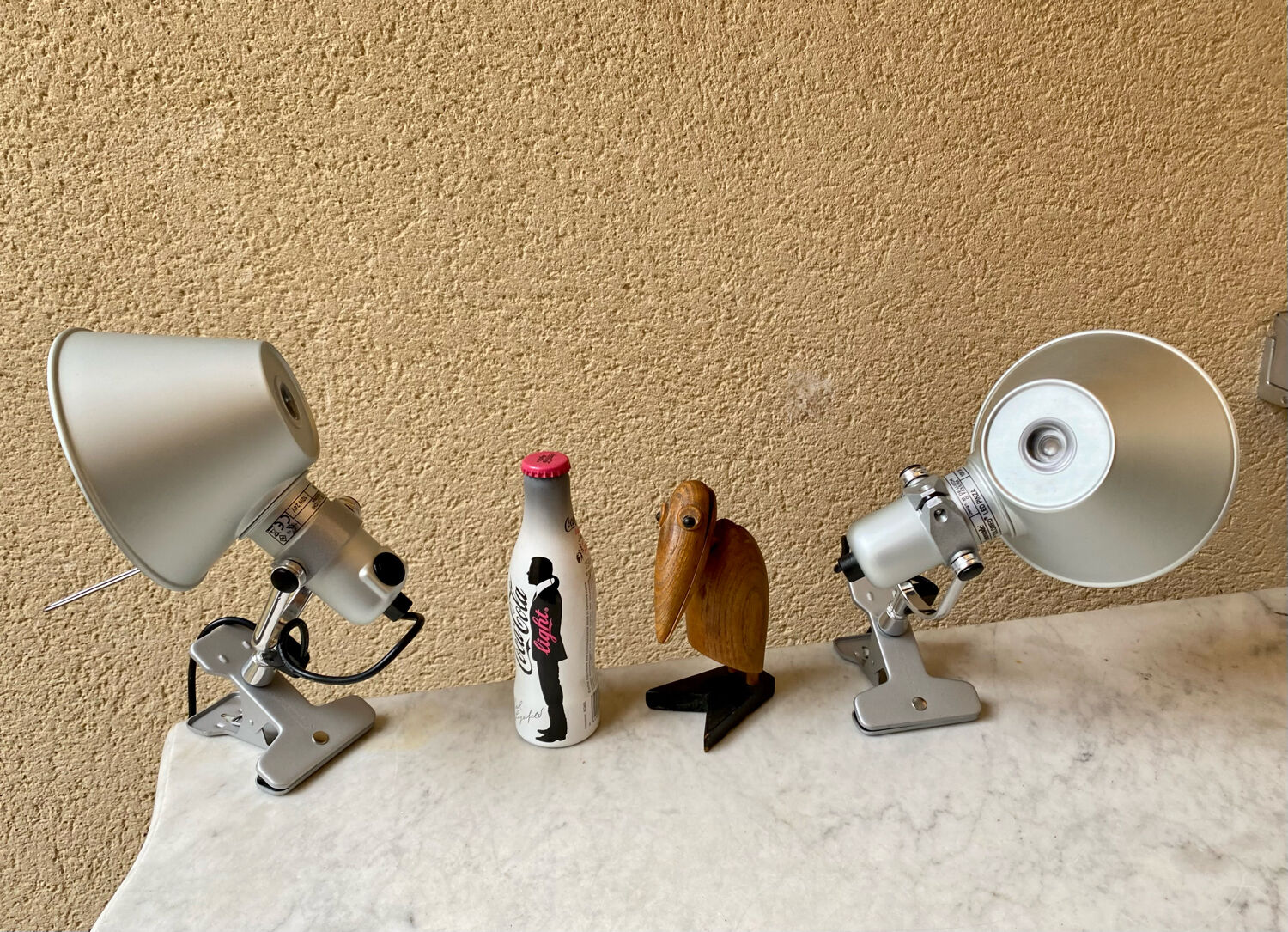 Lamp with clip Tolomeo Artemide Pinza led design Michele by Lucchi & Giancarlo Fassina