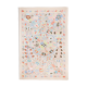 Tapis en coton brode 225 x 150 cm
