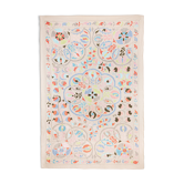 Tapis en coton brode 225 x 150 cm