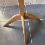 Stella coat rack in solid beech wood, vintage 1950s.