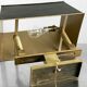 Lampe de table en bronze doré moderniste