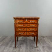 Marquetry bar cabinet, Louis XV style, 20th century
