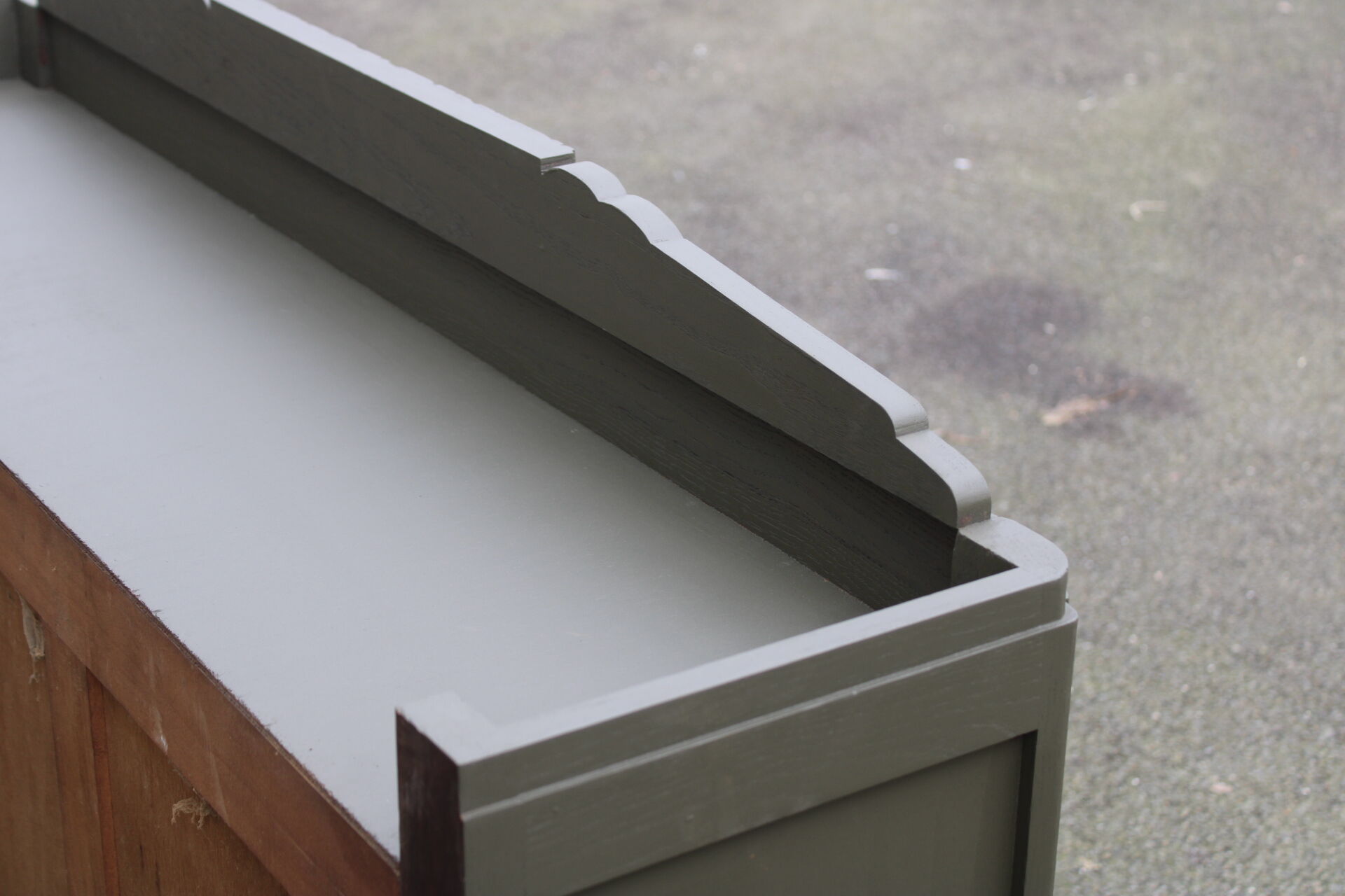 Vintage art deco canning buffet