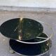 Strind Scandinavian coffee table in black glass by Ehlen Johansson for Ikea