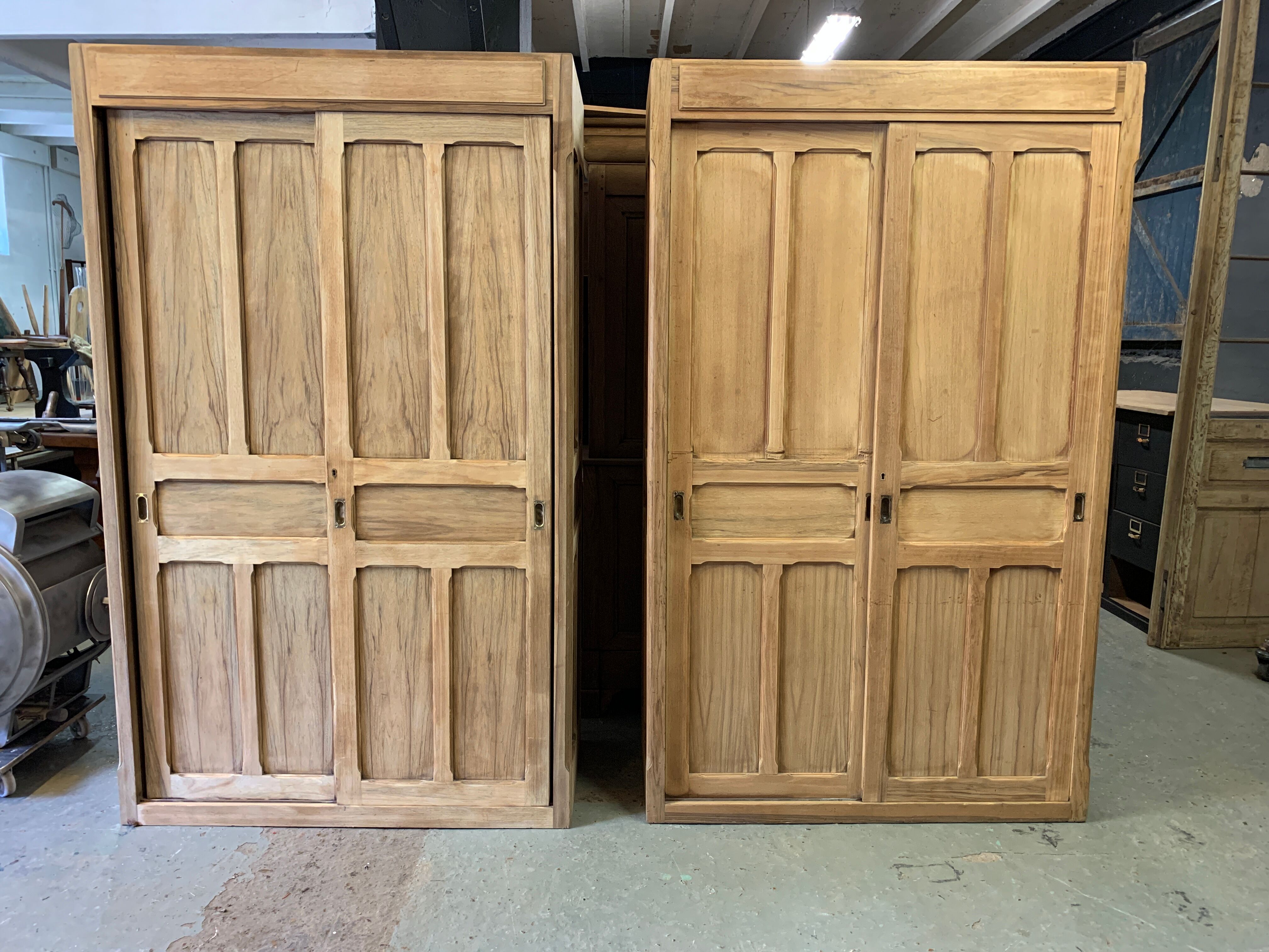 Parisian wardrobe 1950 sliding doors