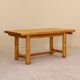 Solid pine table, attributed to Georges Robert, France, 1960s.