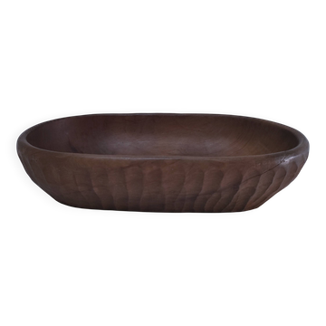 Solid wood pocket emptier, gouged
