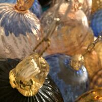 “Ballotton” multicolor Murano glass spheres chandelier