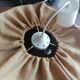 Small chandelier 1960 1970 canvas jute wood Scandinavian style
