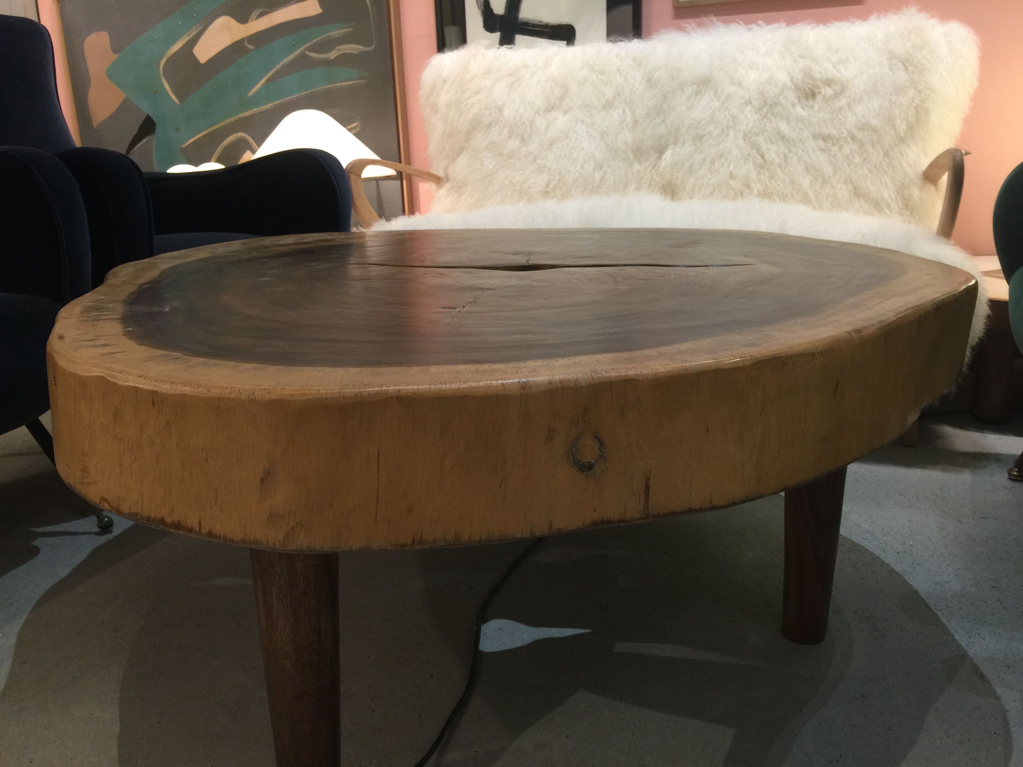 1960 wooden coffee table