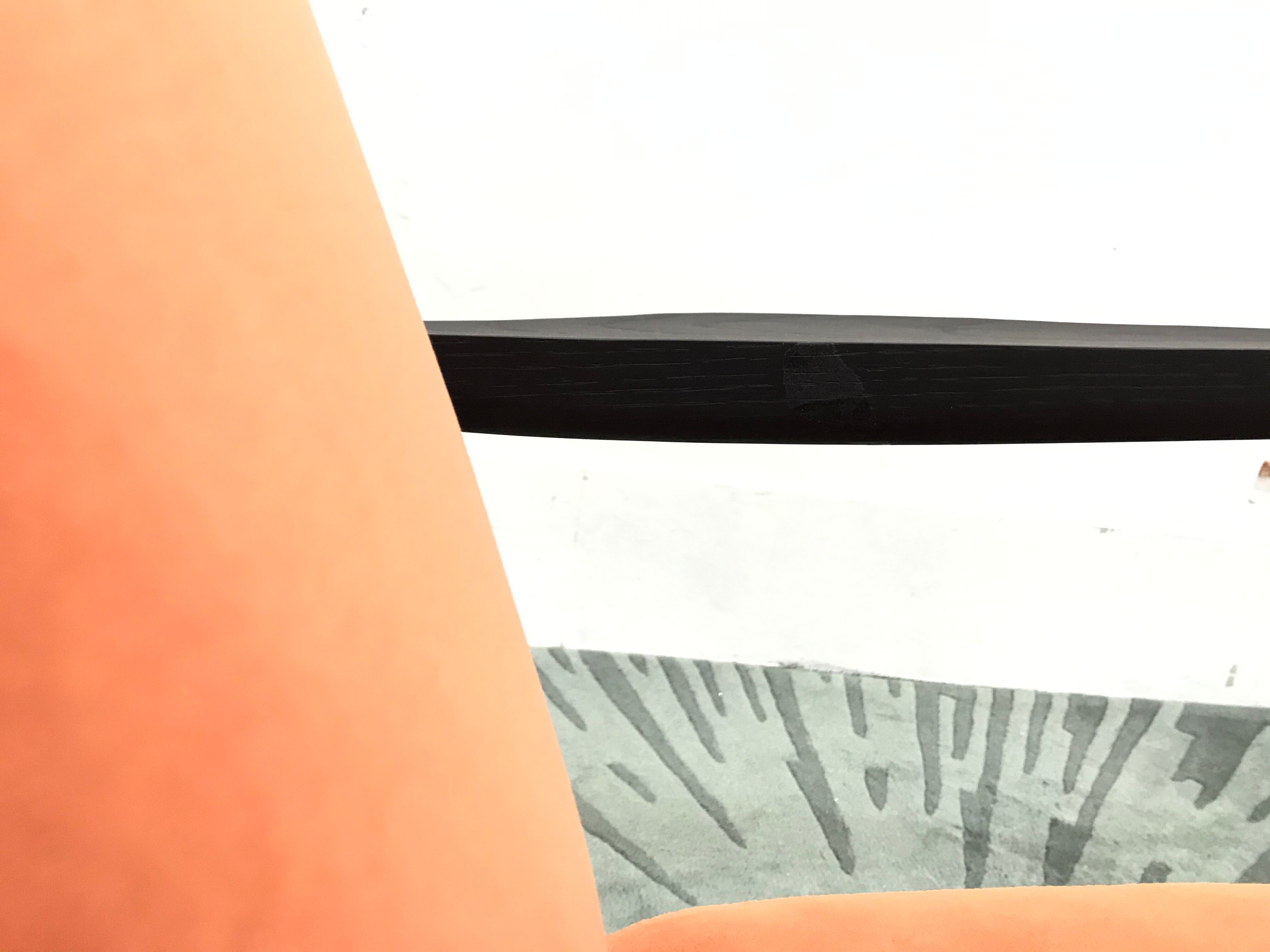 Floating fox wood black Red Edition armchair