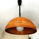 Large rattan pendant light from the 1970s.