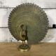 Brass peacock