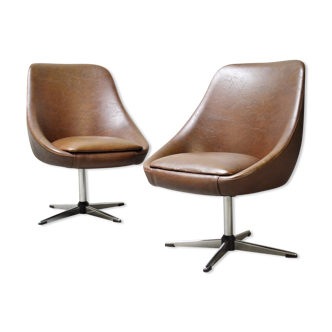 2 vintage space age chairs from the vintage 60s/70s