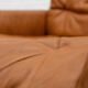 Italian Cognac Leather Bonacina Armchair 1970s