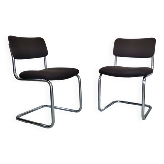 Pair of cantilever chairs