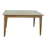 Dining room table with vintage compass legs 1950