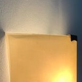 Postmodern vintage Italian glass wall lamp by Lucitalia, 1970s.