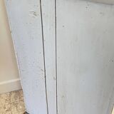 Antique Bedside Table in Weathered Grey Wood
