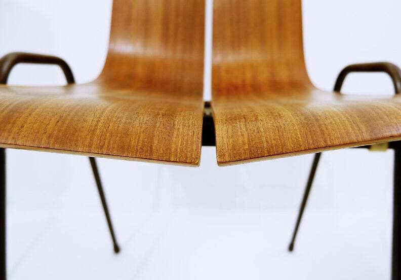 Swiss "GA" Chair by Hans Bellmann for Horgen-Glarus, 1960s - sold by the piece / 3 available