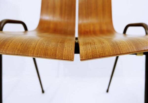 Chaise suisse « GA » par Hans Bellmann pour Horgen-Glarus, années 1960 - vendu à l'unité / 3 disponibles