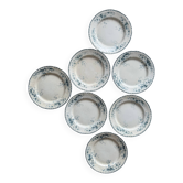 Lot 7 assiettes plates boulenger Choissy le roi