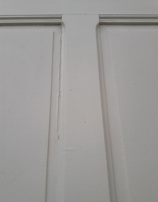 Porte de communication 82,7x218,4cm ancienne moulurée