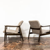 Paire de fauteuils GFM-64 par Edmund Homa Années 1960
