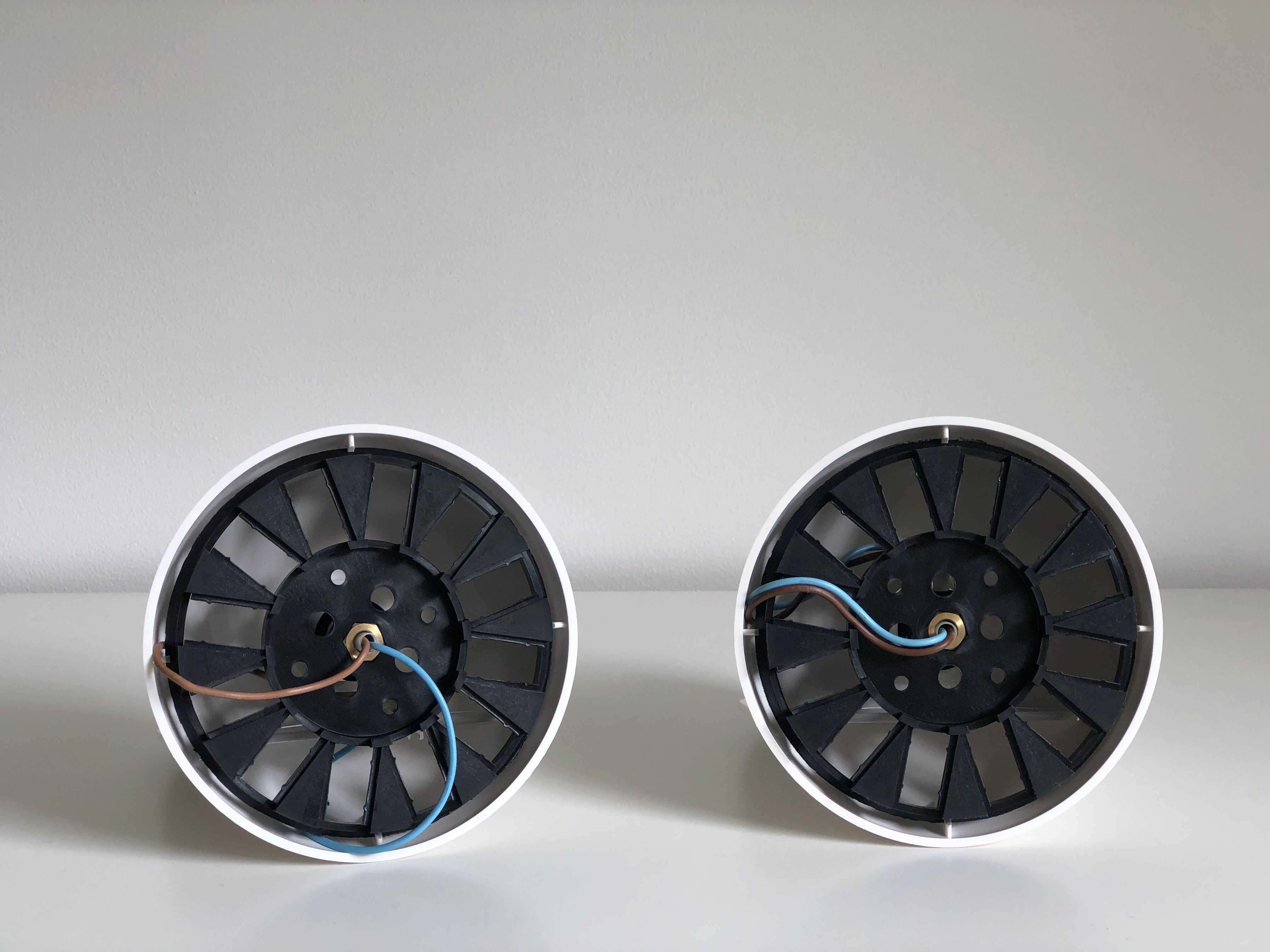 White Buco applior by Claudio Dini edited by Artemide, 1974