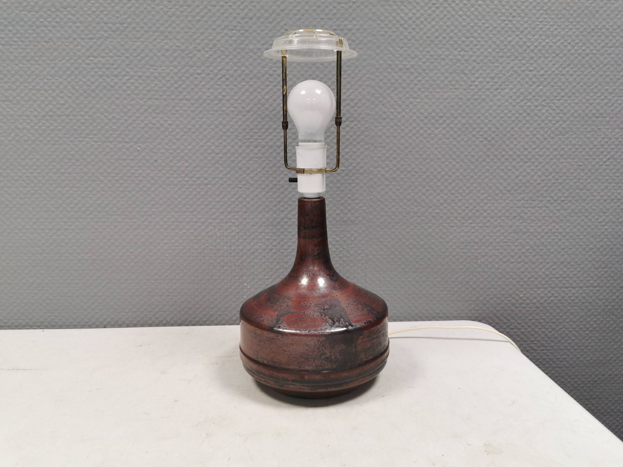 Table lamp in ceramic from Desiree Denmark 1980s.