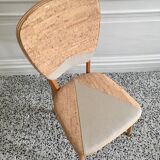 Restored vintage monoblock chair