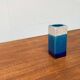 Mid-century Italian blue and white minimalist vase by Bitossi, 1960s.